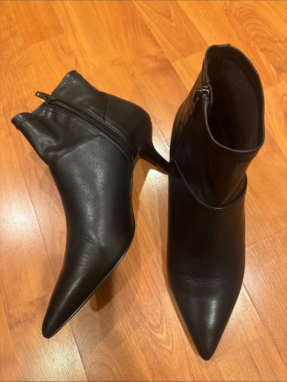 Steve Madden Black Stasia Ankle Booties